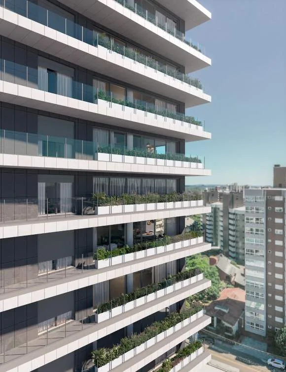 Sacadas do Residencial Aura com vista para Bento Gonçalves